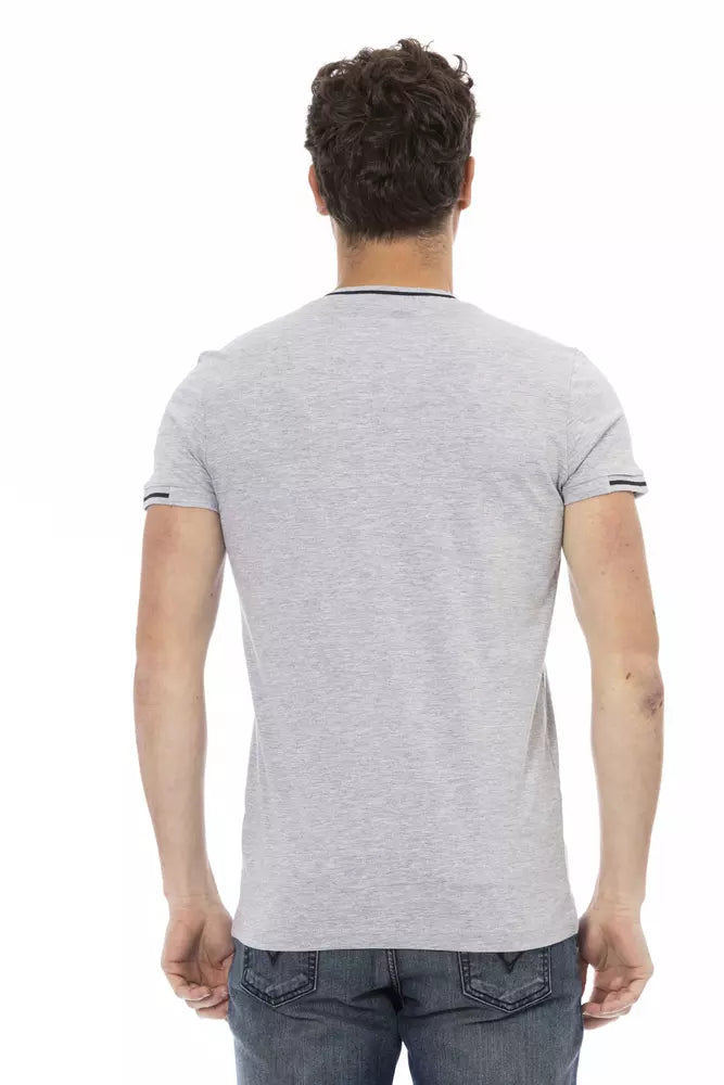 Gray Cotton T-Shirt