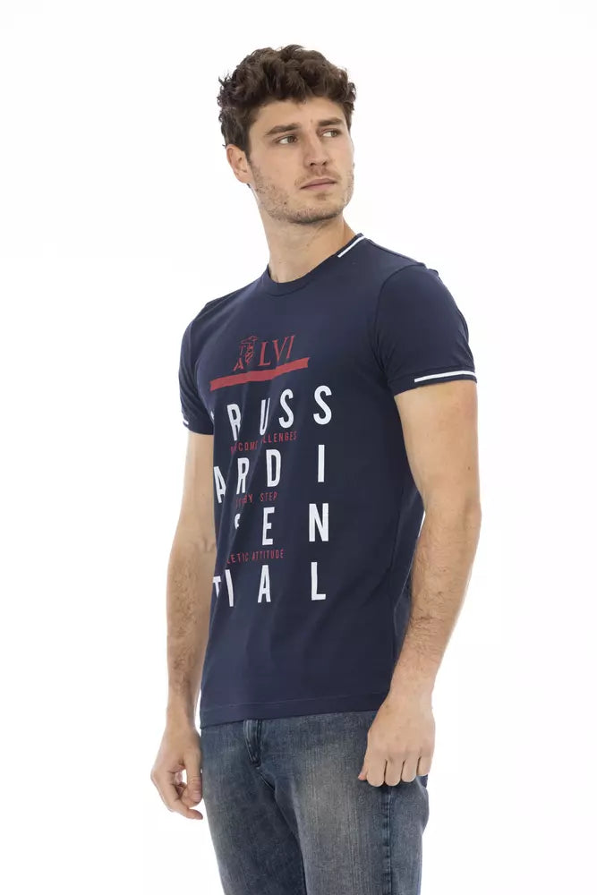 Blue Cotton T-Shirt