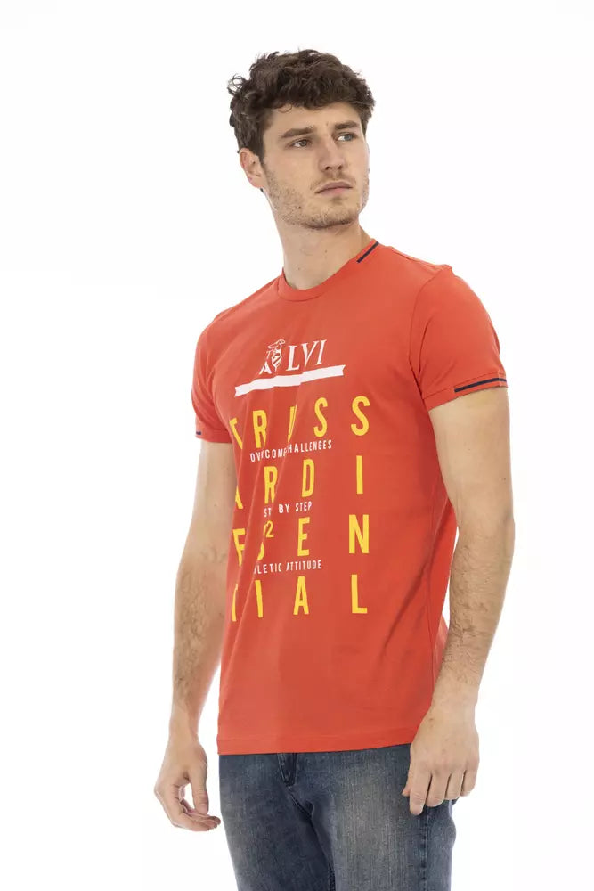 Orange Cotton T-Shirt