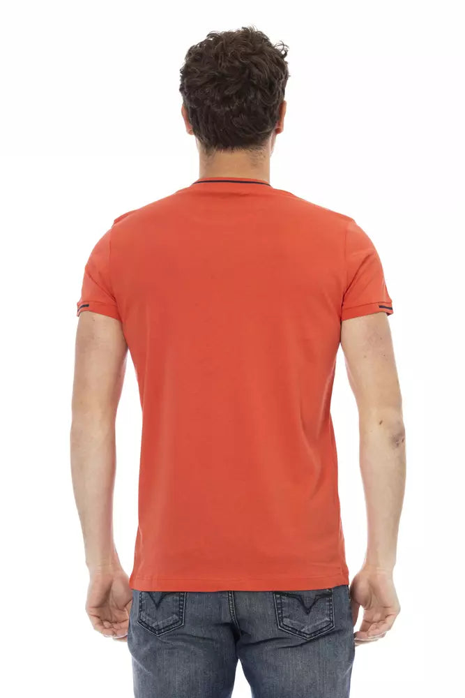 Orange Cotton T-Shirt