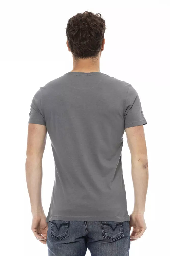 Gray Cotton T-Shirt