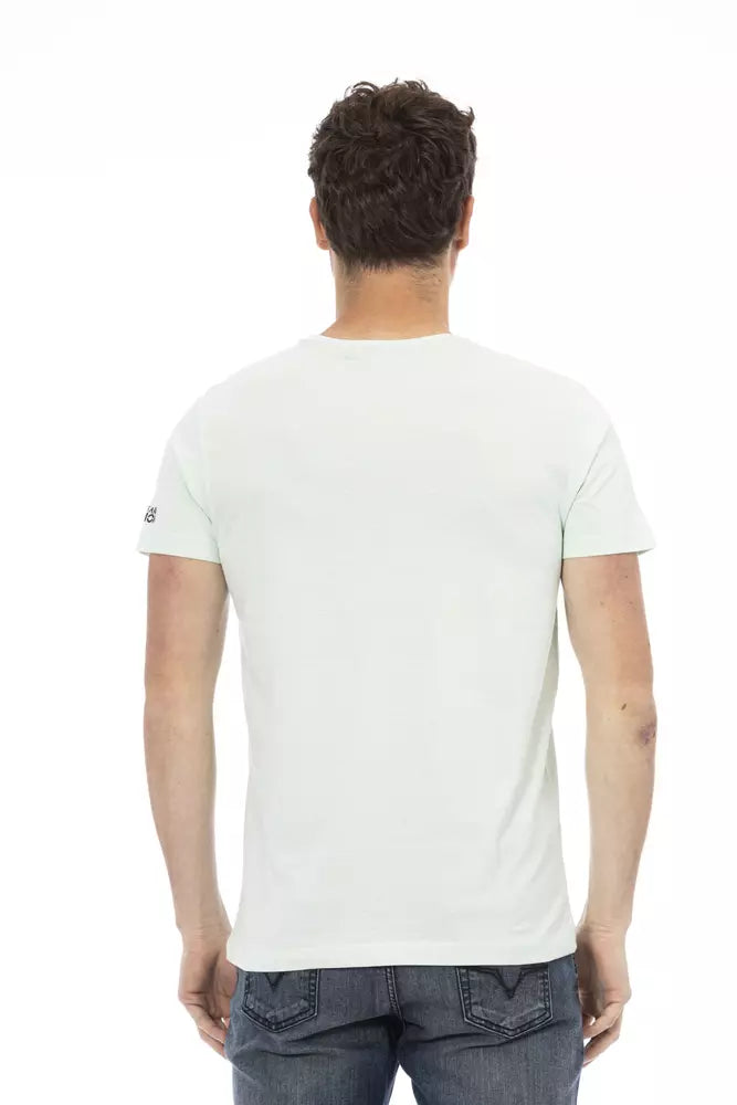 Light-blue Cotton T-Shirt