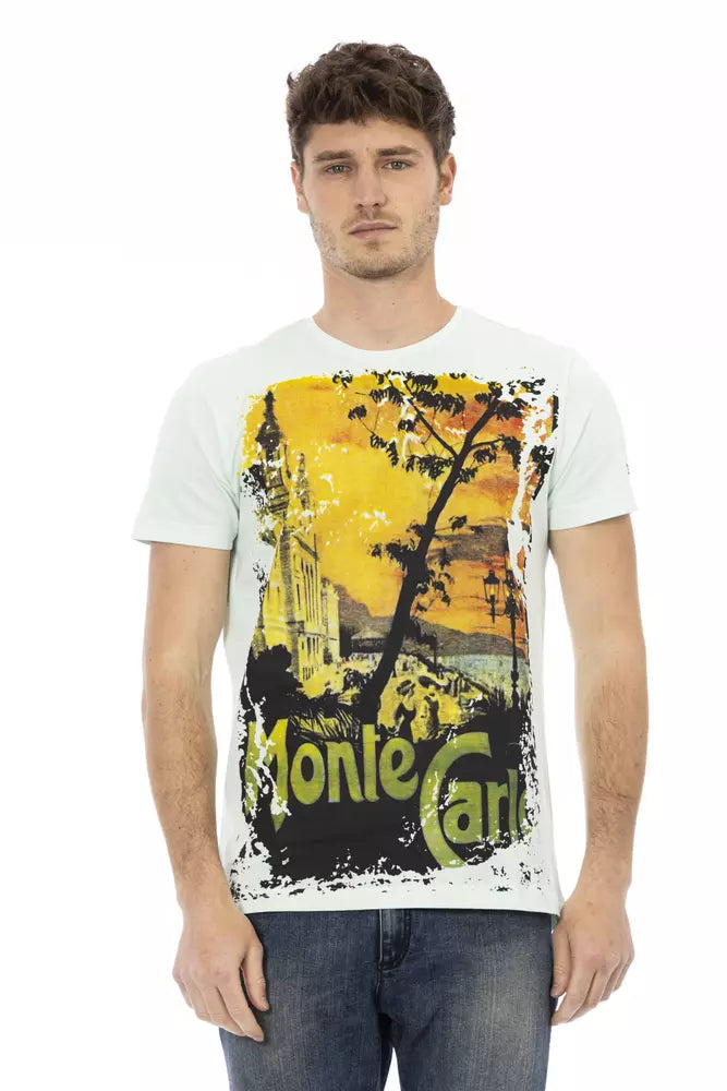 Light-blue Cotton T-Shirt