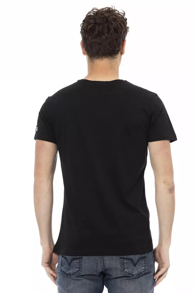 Black Cotton T-Shirt