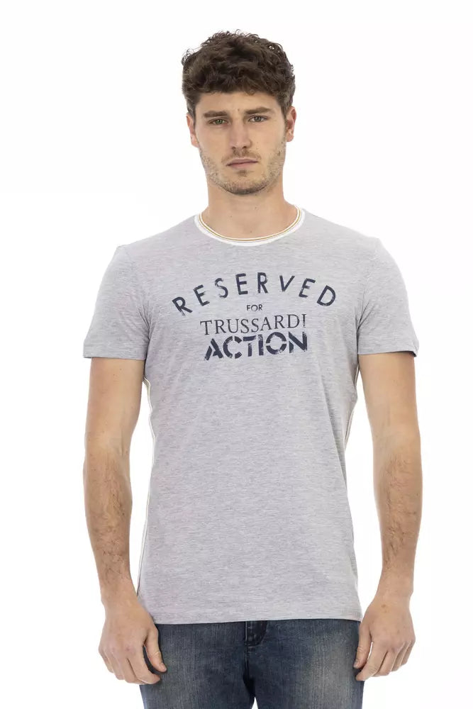Gray Cotton T-Shirt