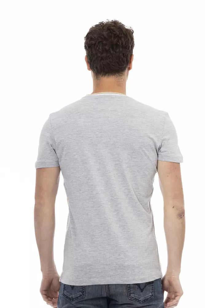 Gray Cotton T-Shirt