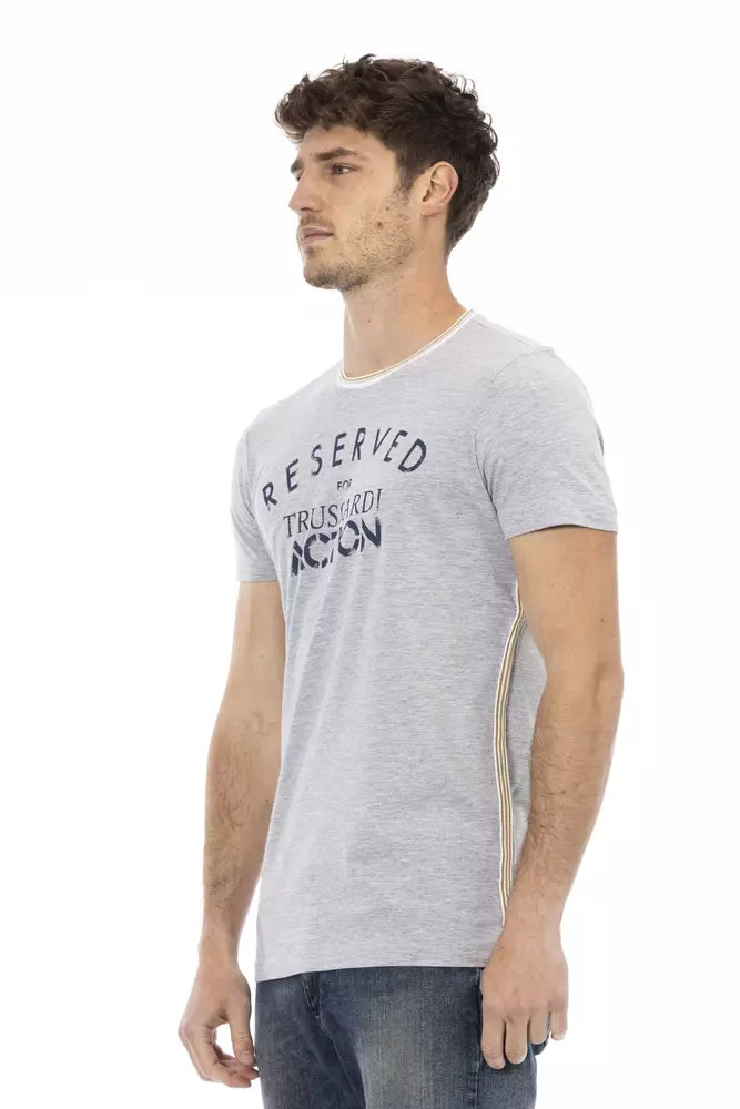 Gray Cotton T-Shirt