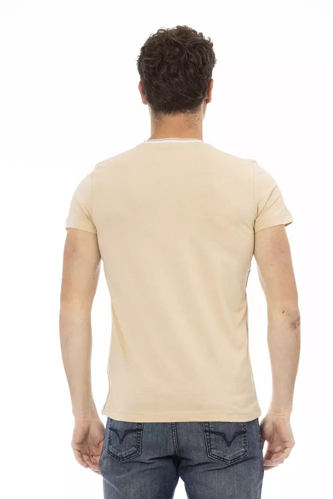 Beige Cotton T-Shirt