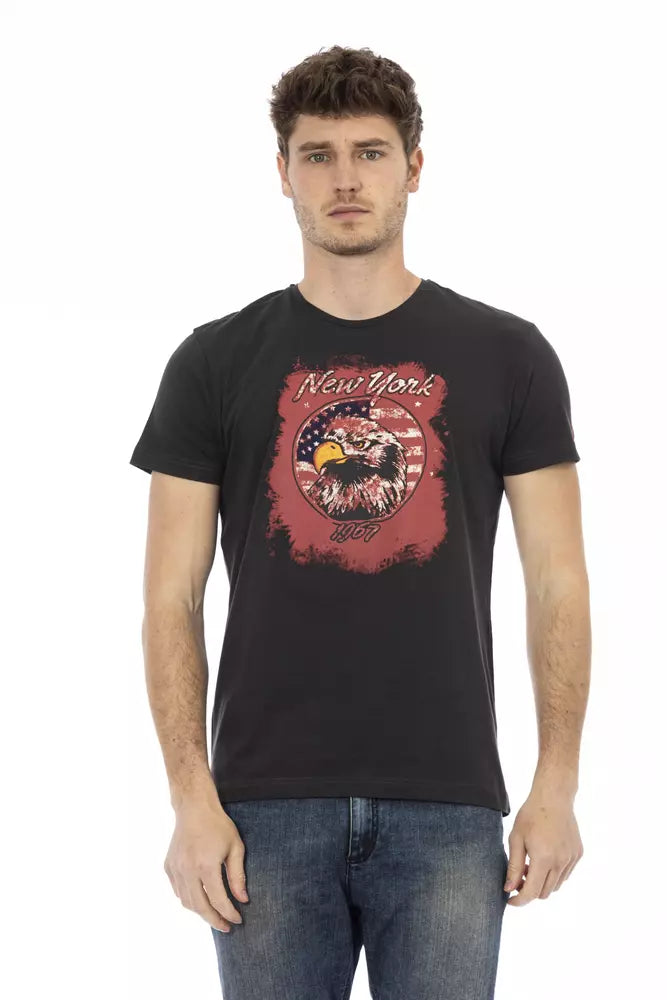 Black Cotton T-Shirt
