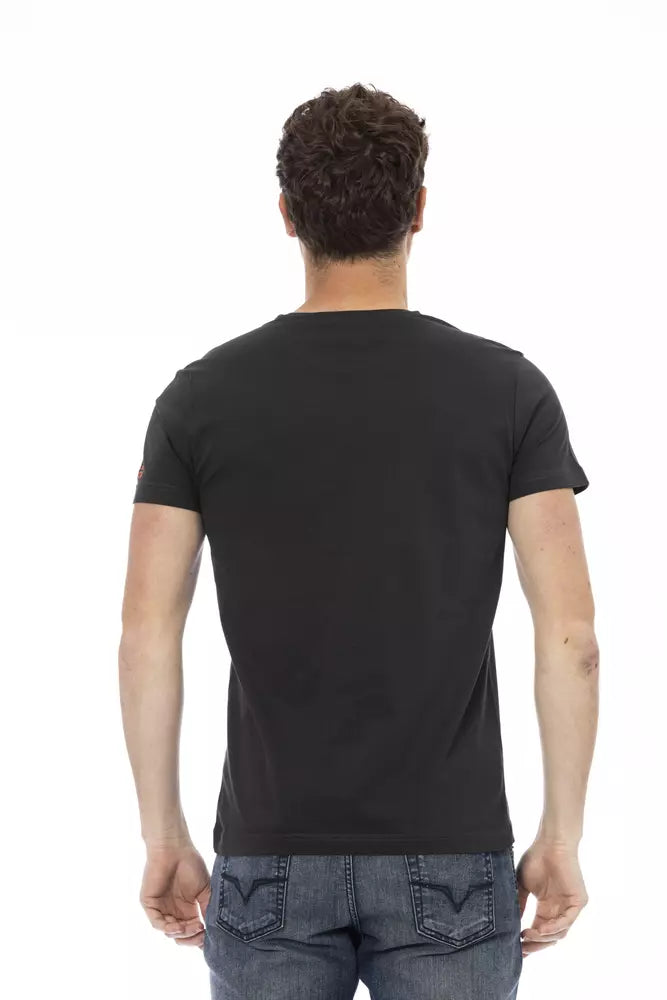 Black Cotton T-Shirt
