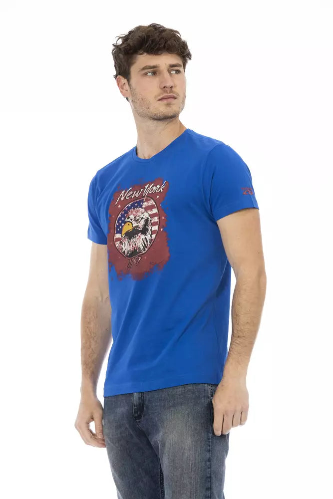 Blue Cotton T-Shirt