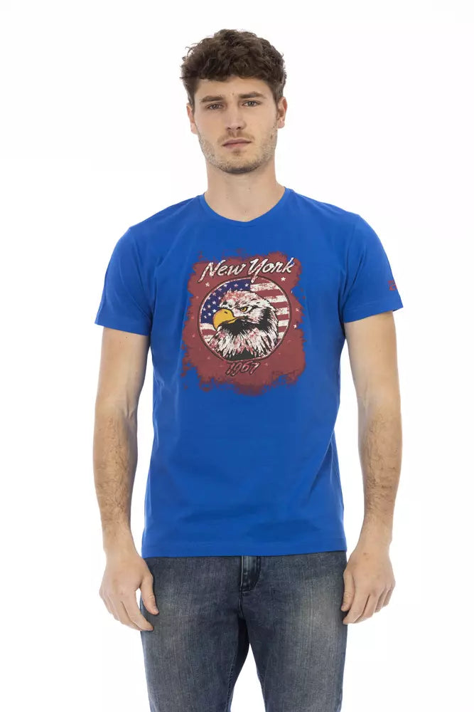 Blue Cotton T-Shirt