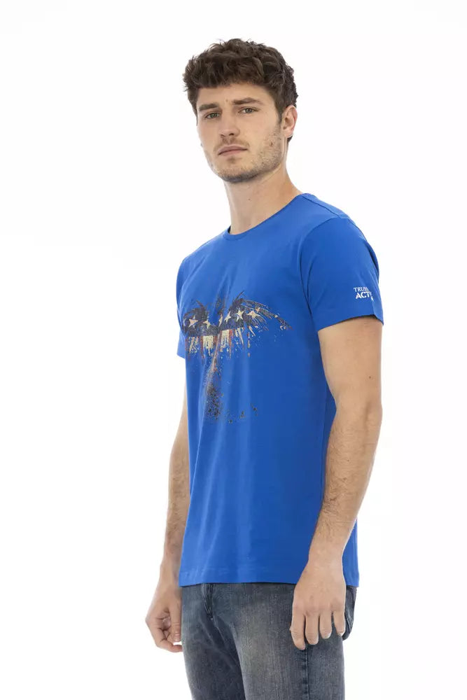 Blue Cotton T-Shirt