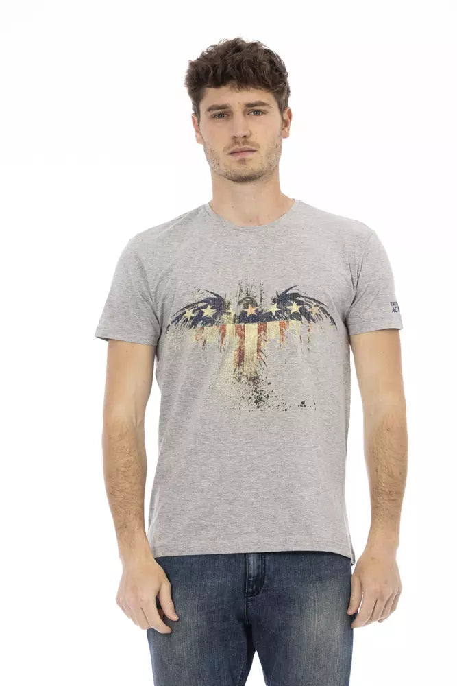 Gray Cotton T-Shirt