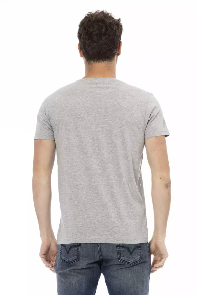 Gray Cotton T-Shirt