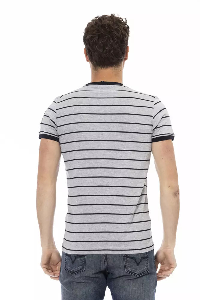 Gray Cotton T-Shirt