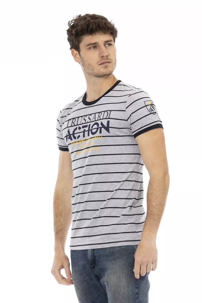 Gray Cotton T-Shirt