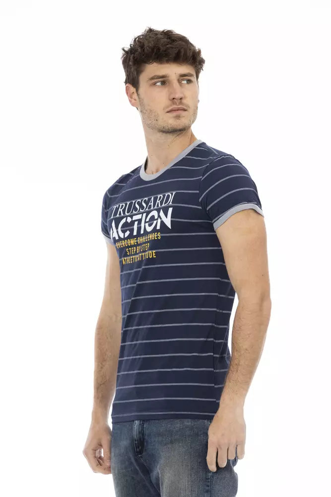 Blue Cotton T-Shirt