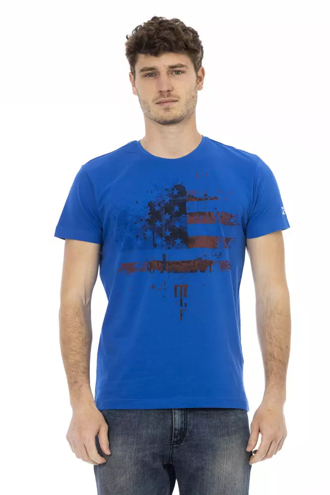 Blue Cotton T-Shirt