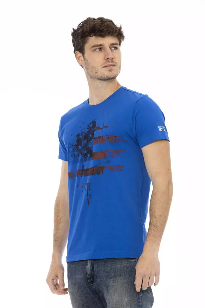 Blue Cotton T-Shirt