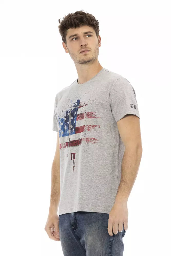 Gray Cotton T-Shirt
