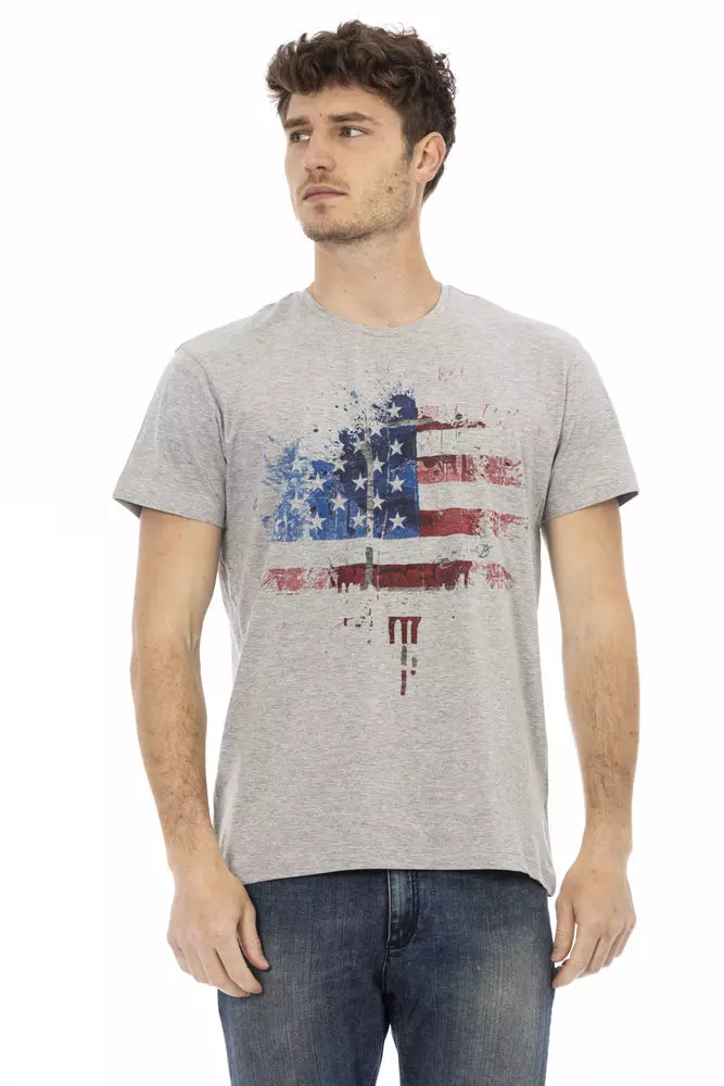 Gray Cotton T-Shirt