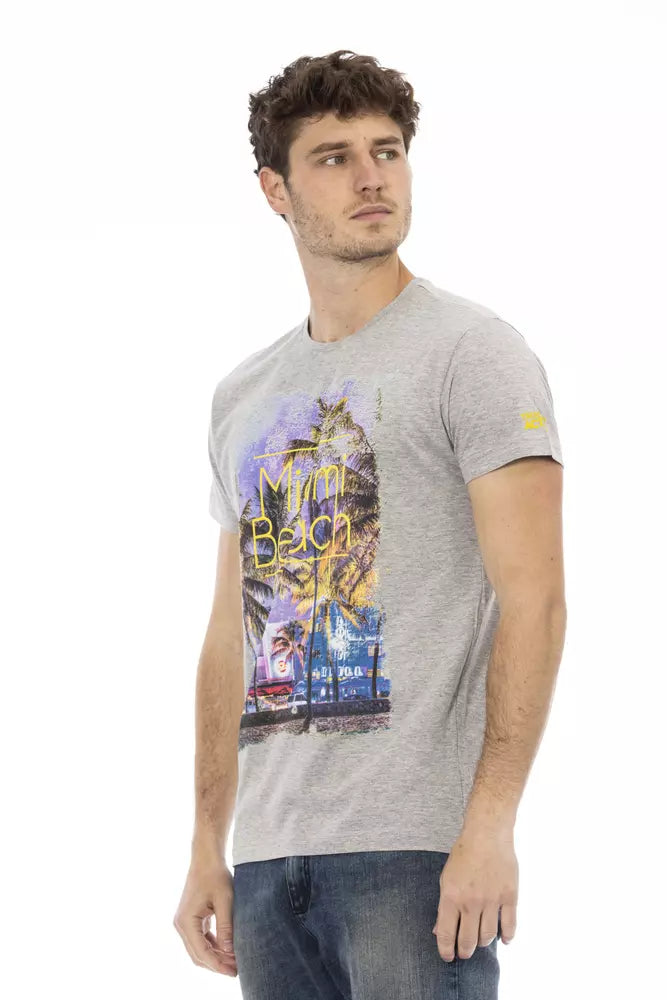 Gray Cotton T-Shirt