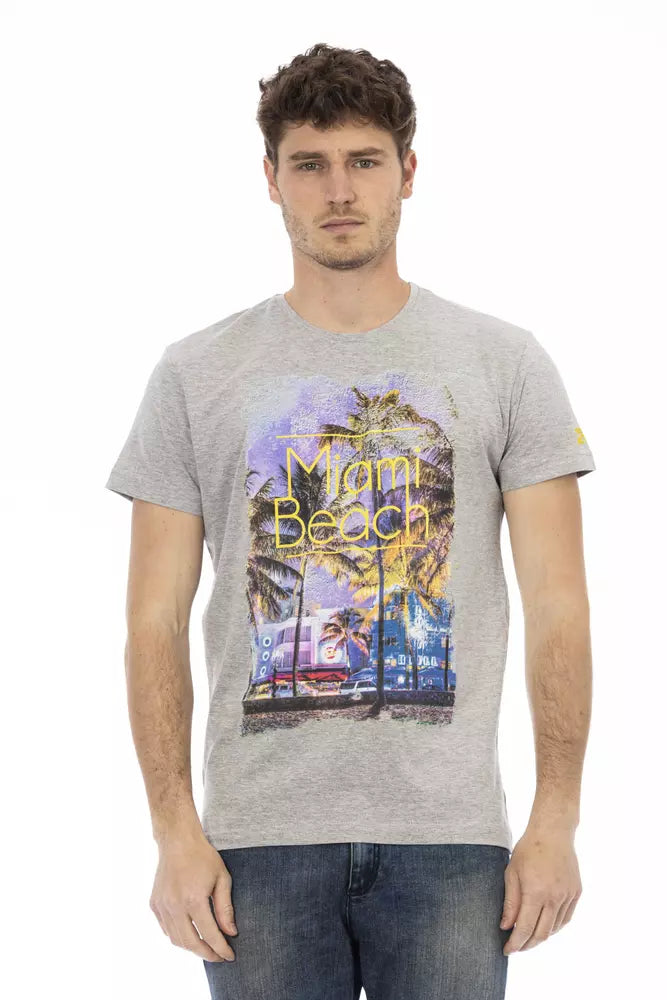 Gray Cotton T-Shirt