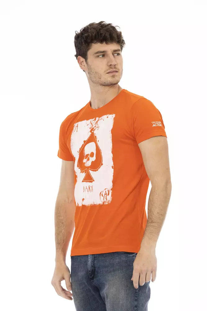 Orange Cotton T-Shirt