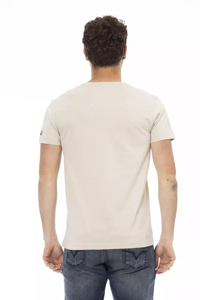 Beige Cotton T-Shirt