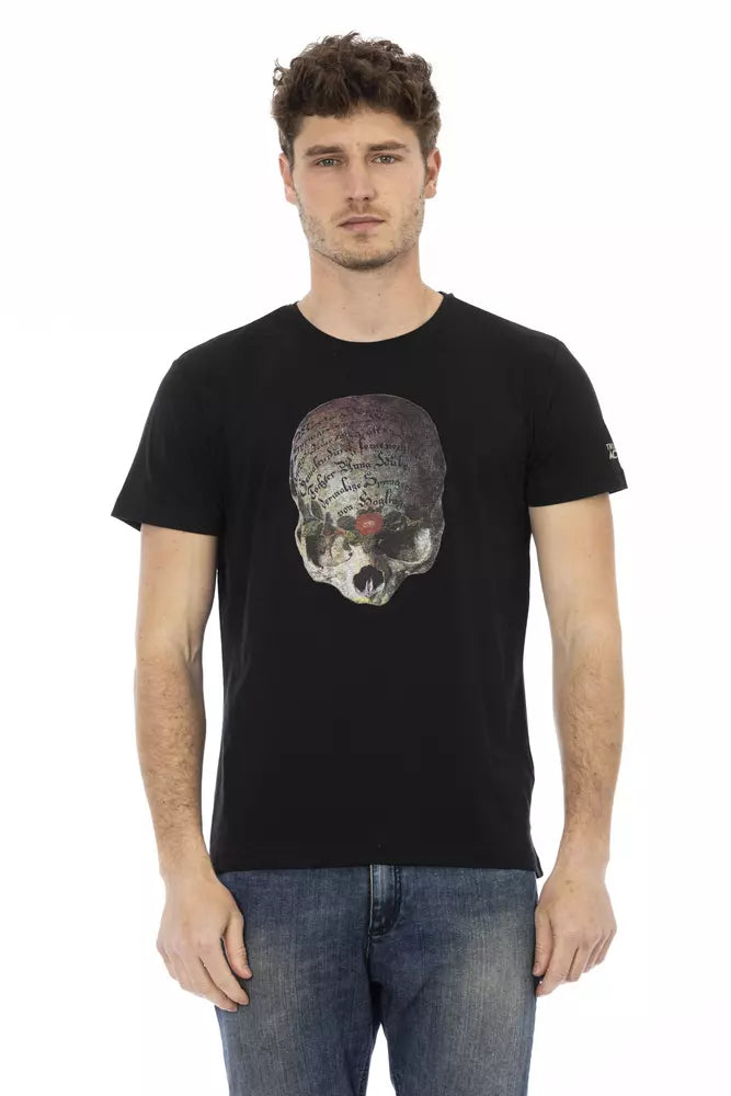 Black Cotton T-Shirt