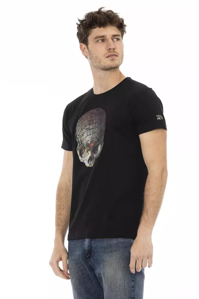 Black Cotton T-Shirt