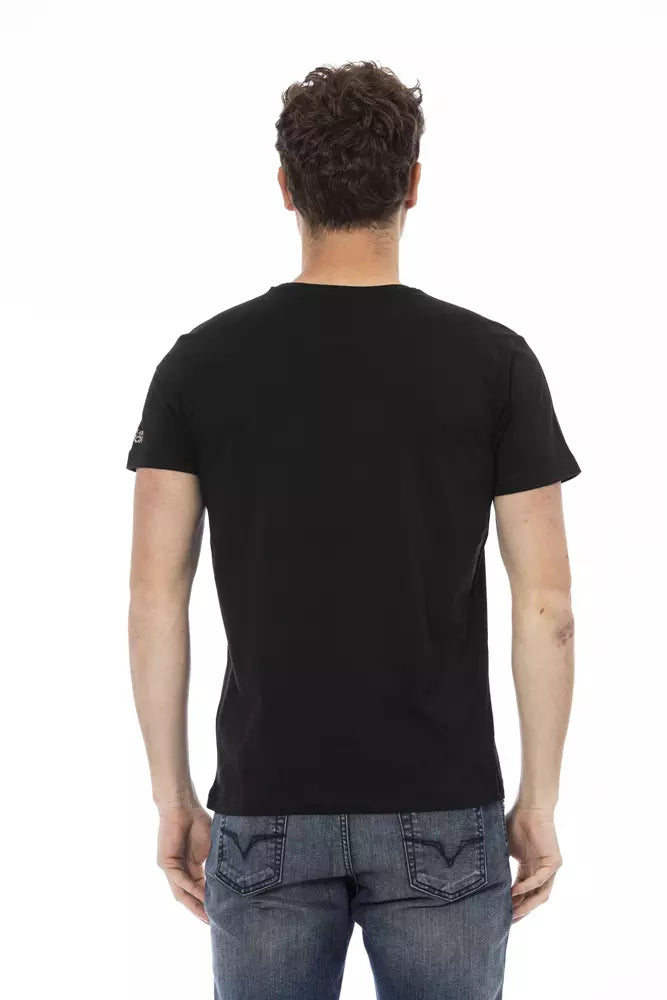 Black Cotton T-Shirt