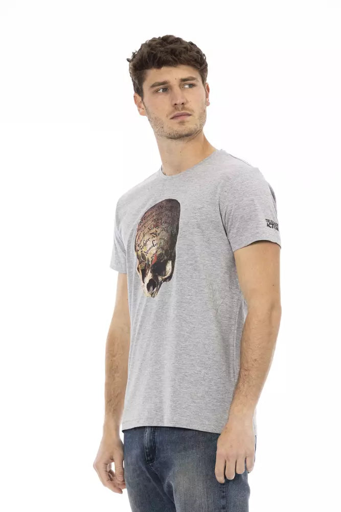 Gray Cotton T-Shirt