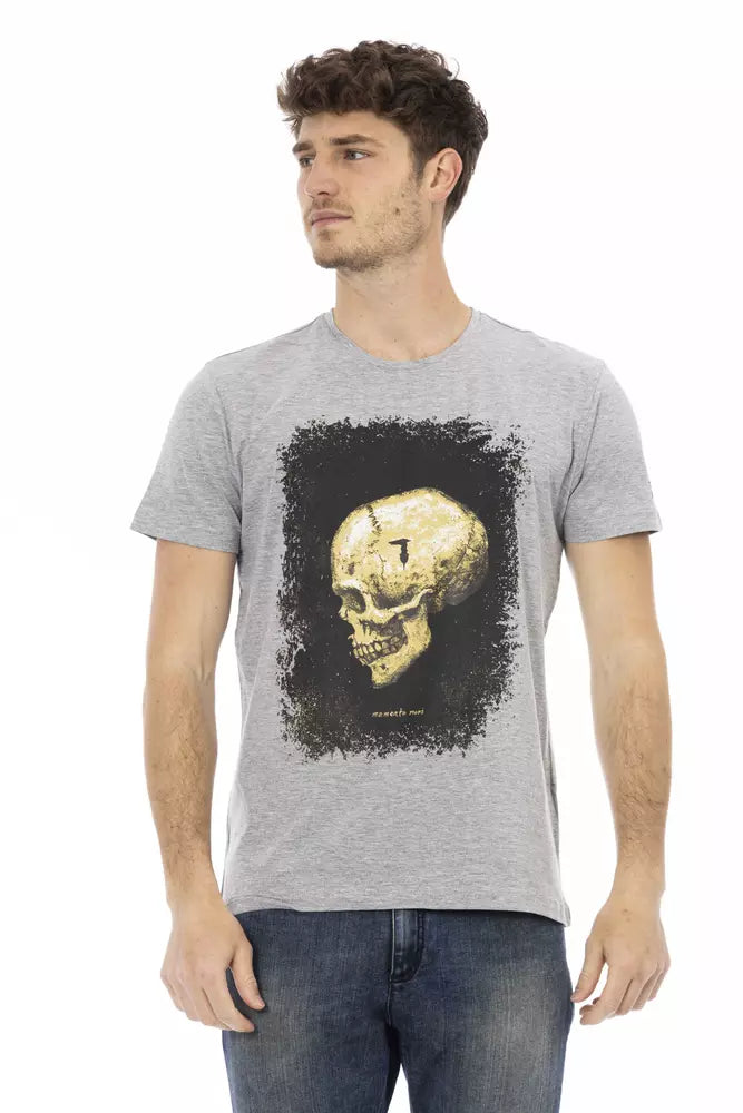 Gray Cotton T-Shirt