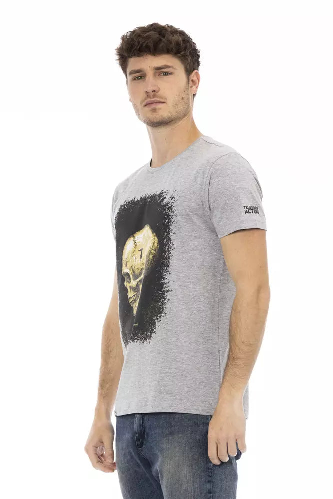 Gray Cotton T-Shirt