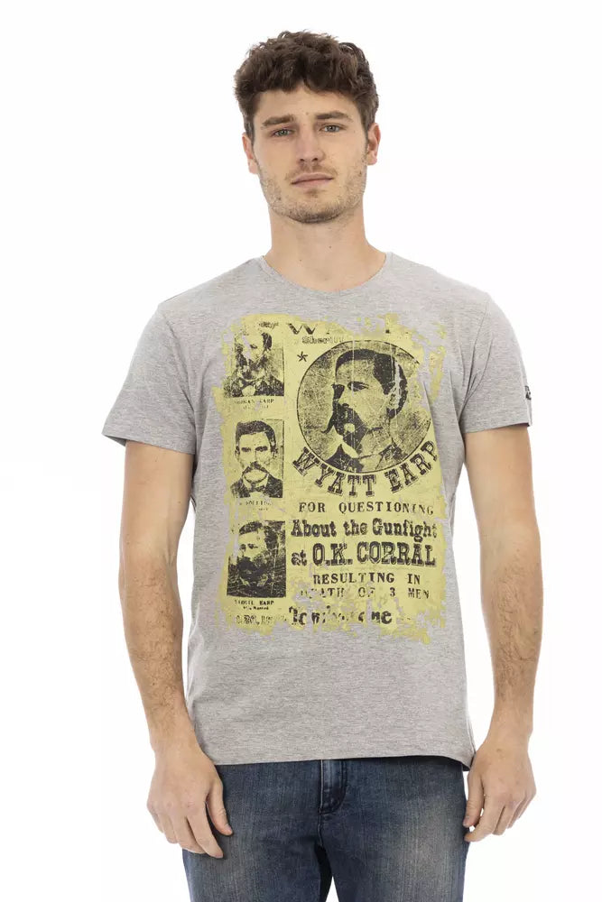 Gray Cotton T-Shirt