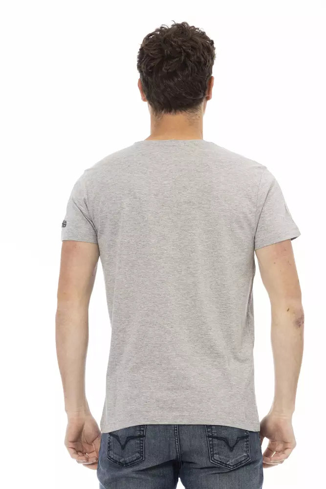 Gray Cotton T-Shirt