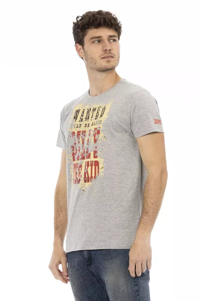 Gray Cotton T-Shirt
