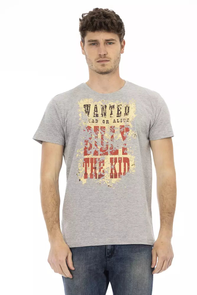 Gray Cotton T-Shirt
