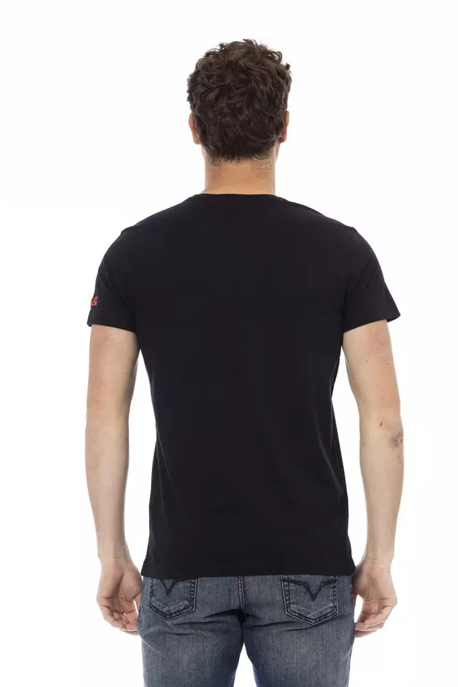 Black Cotton T-Shirt