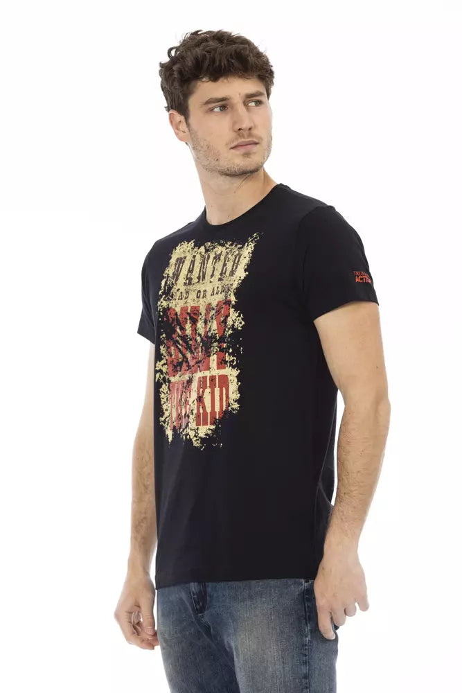Black Cotton T-Shirt