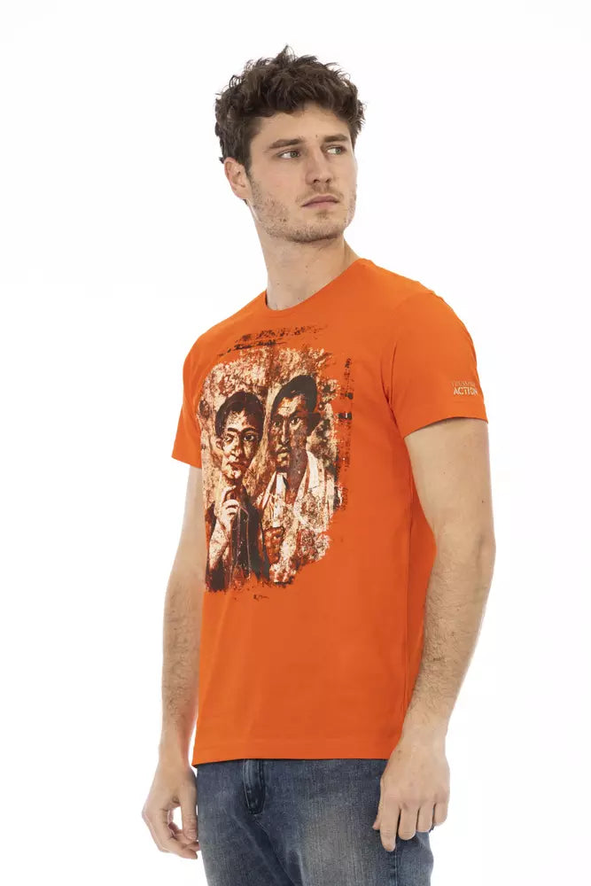 Orange Cotton T-Shirt