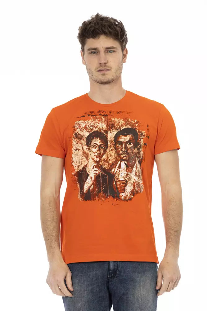 Orange Cotton T-Shirt
