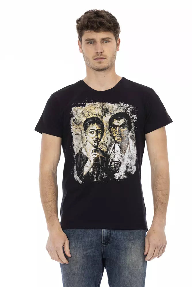 Black Cotton T-Shirt