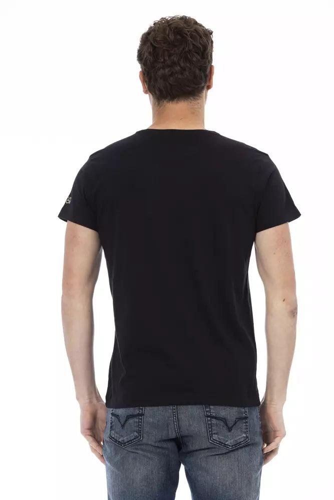 Black Cotton T-Shirt