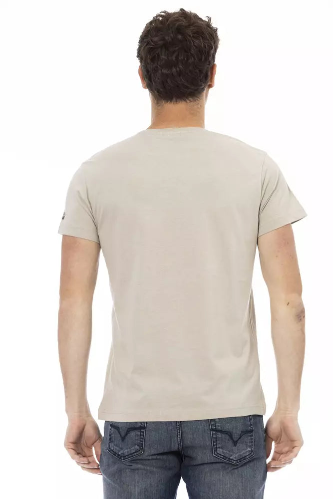 Beige Cotton T-Shirt
