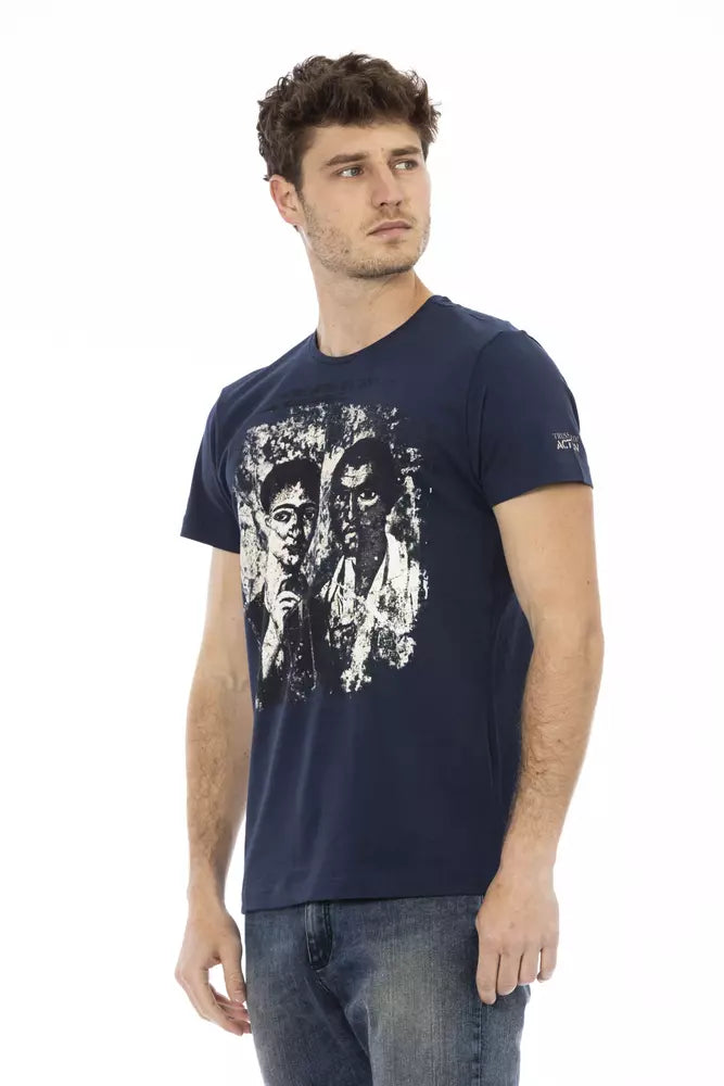 Blue Cotton T-Shirt