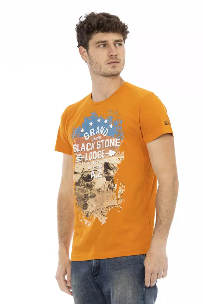 Orange Cotton T-Shirt