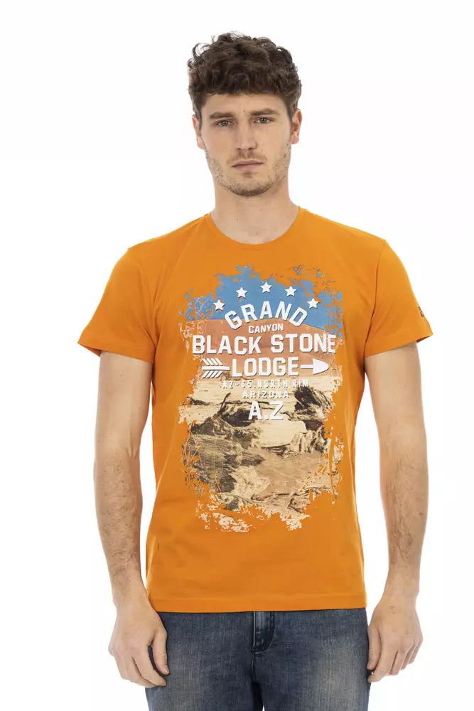 Orange Cotton T-Shirt